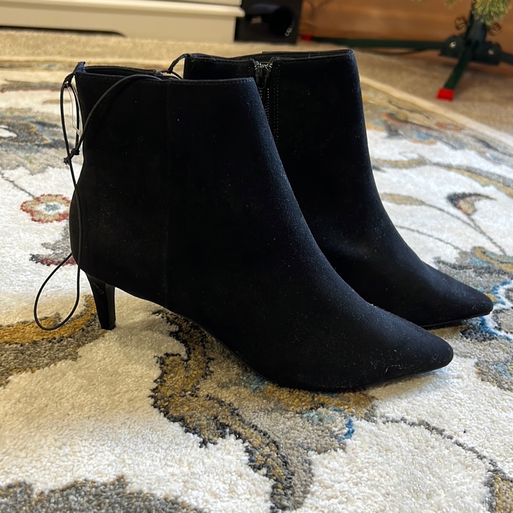 H&M black booties size 8